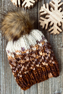 Sunrise Toque - Warm Browns