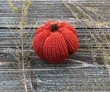 Load image into Gallery viewer, Knitted Pumpkin